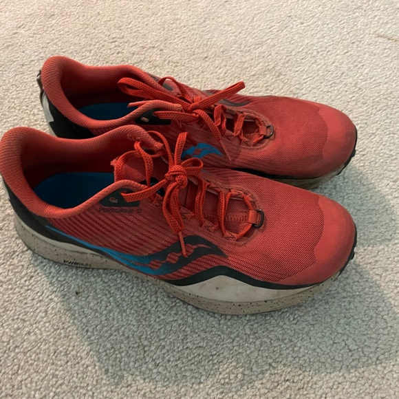 Saucony trail running shoes Men’s 10 - Picture 1 of 3